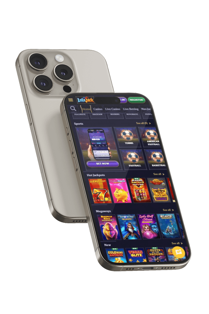 LolaJack Casino AU Interface